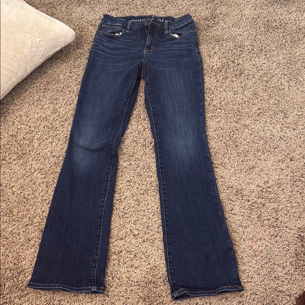 American Eagle Outfitters Dark Blue Boot Cut Jeans
